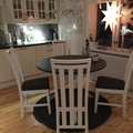 Kundbild Skagen matgrupp - Bord inklusive 4 st stolar - Vit/Brun: Skagen matgrupp i vårt shabby chic...