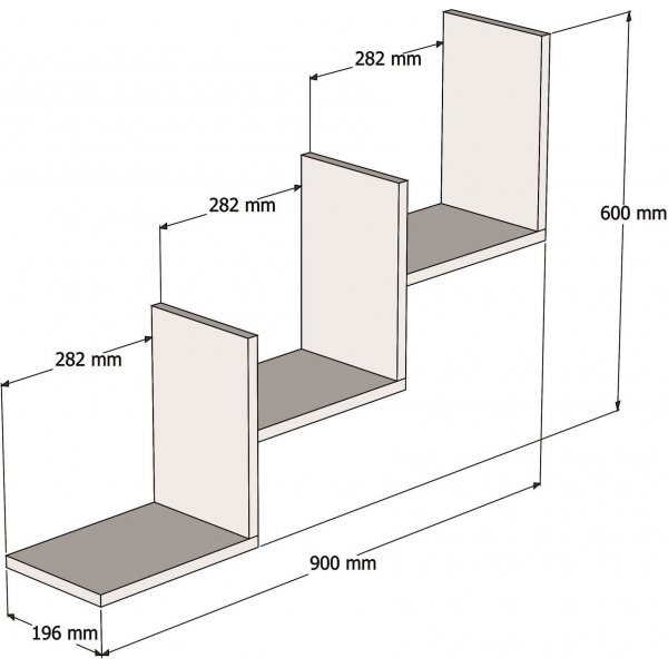 Mist wandplank - Walnoot Mist wandplank - Walnoot