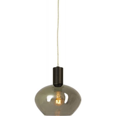 Fönsterlampa Bell - Svart/rökgrå