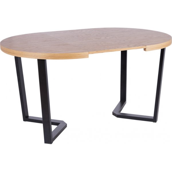Table  manger Parker 100-250 cm - Chne/noir