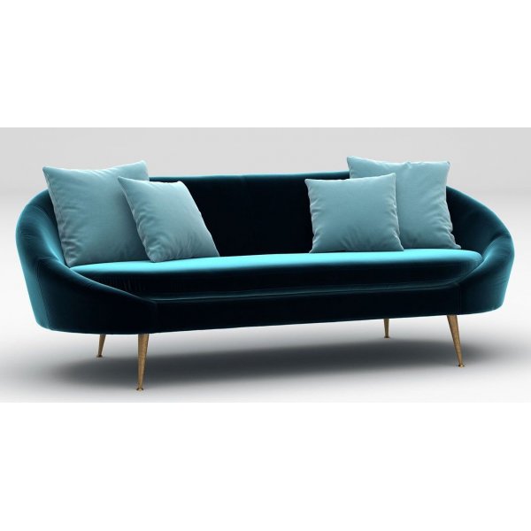 Matilda 3-sits soffa - Petroleumblå Matilda 3-sits soffa - Petroleumblå