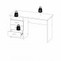 Function Plus skrivbord 120,1 x 48,1 x 72,6 cm - Svart