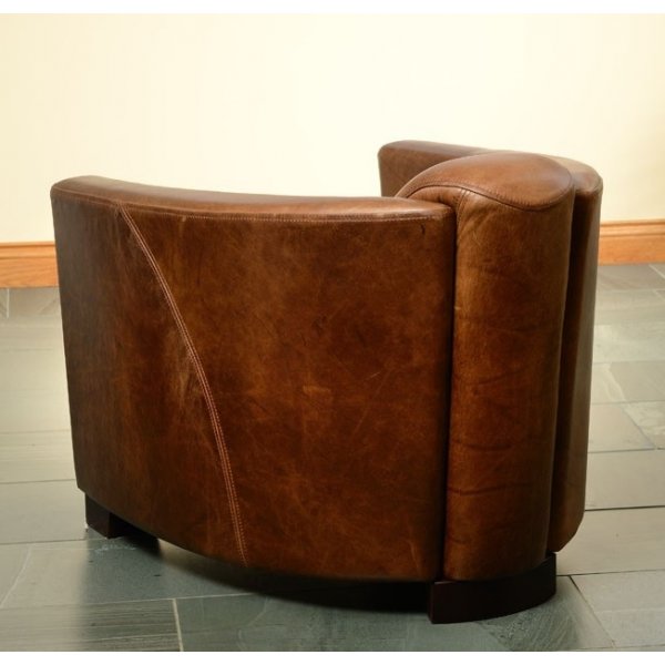 Fauteuil club Corniche - Sellerie cuir en option Fauteuil club Corniche - Sellerie cuir en option