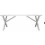 Matbord Scottsdale 190 cm - Vit + Textilskydd fr mbler