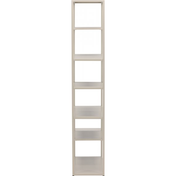 Bibliothque en acier - Beige