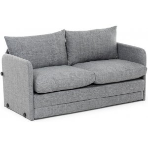 Saga 2-sits bddsoffa XL - Ljusgr