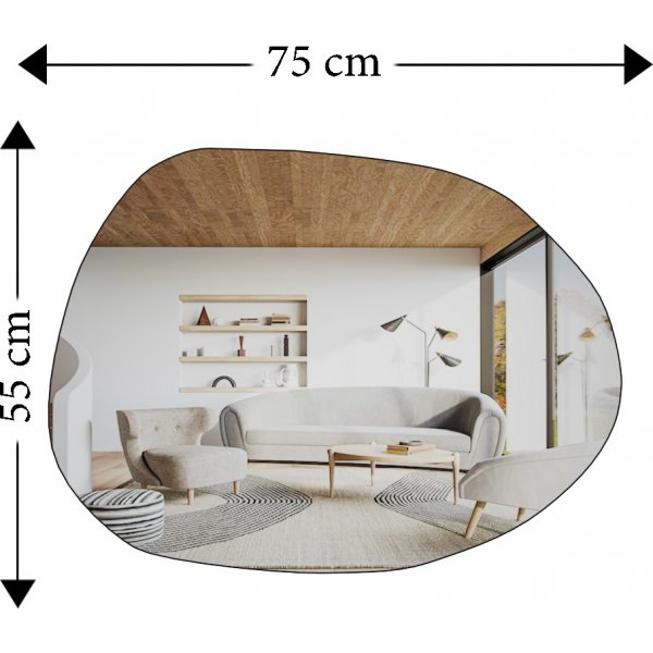 Liora spegel - Transparent Liora spegel - Transparent