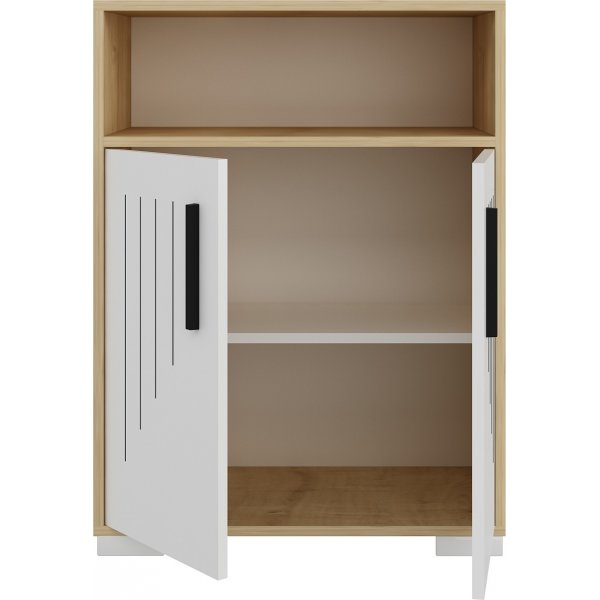 Armoire Moon - Chêne saphir/blanc Armoire Moon - Chêne saphir/blanc