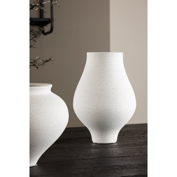 Vase Rellis 14 x 24 cm - Blanc Vase Rellis 14 x 24 cm - Blanc