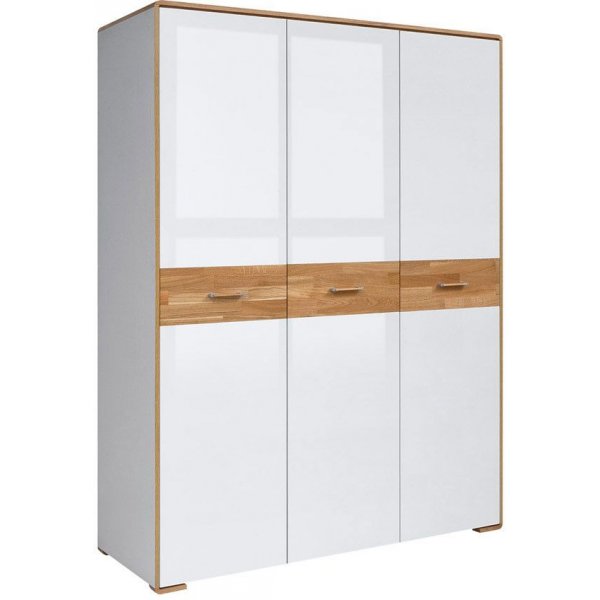 Gordon garderob - Ek / Vit högglans Gordon garderob - Ek / Vit högglans