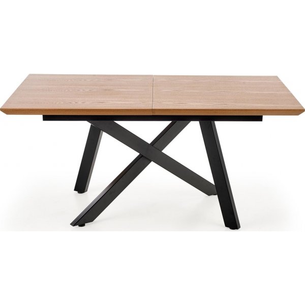 Table  manger Errol 180-240 x 90 cm - Chne/noir