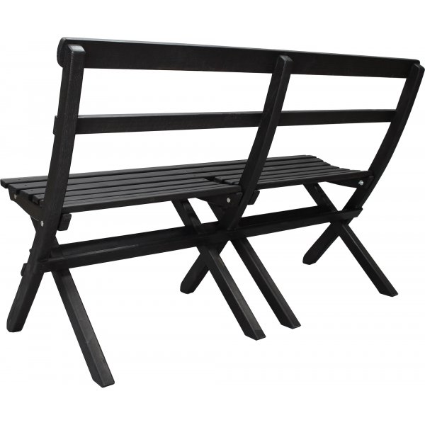 Canap de jardin Knohult - Noir