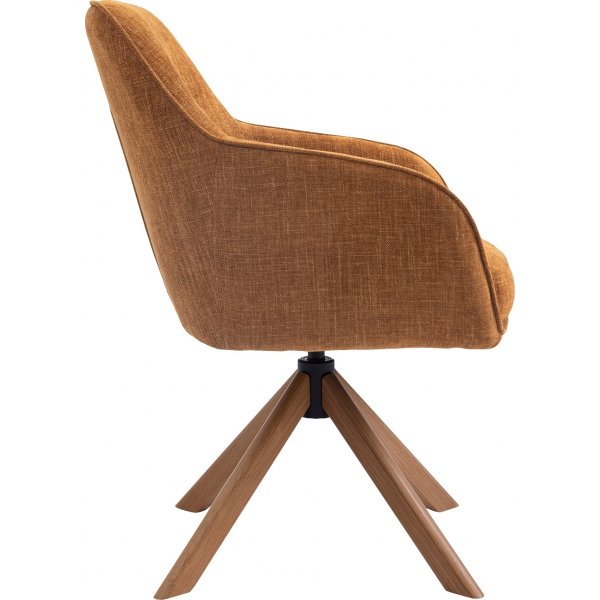 Option karmstol - Roströd/ek Option karmstol - Roströd/ek