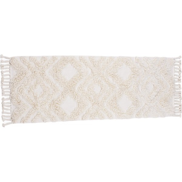 Tapis en coton Kleva - Blanc Tapis en coton Kleva - Blanc
