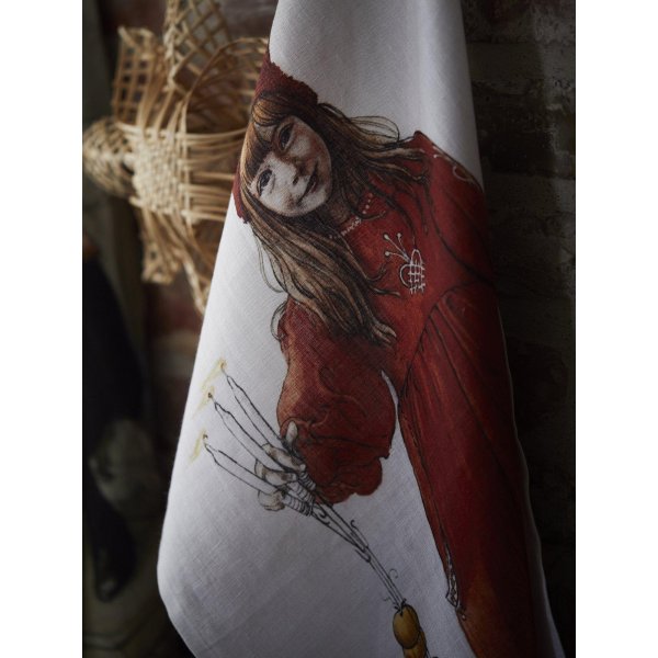 Torchon de cuisine Idun 50 x 70 cm - Rouge Torchon de cuisine Idun 50 x 70 cm - Rouge