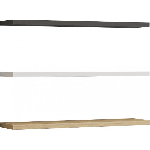 Boss vägghylla - Safir ek/Antracit/Vit Boss vägghylla - Safir ek/Antracit/Vit