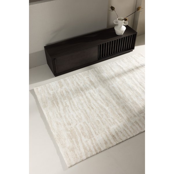 Milos matta 230 x 160 cm - Beige/Vit Milos matta 230 x 160 cm - Beige/Vit
