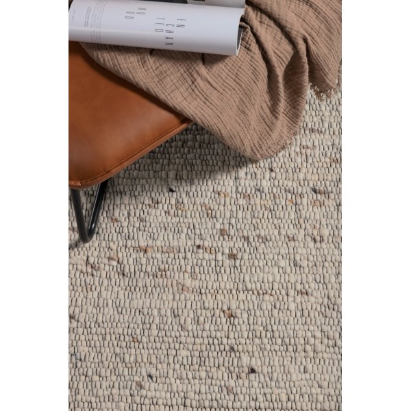 Pontus wollen vloerkleed - Wit/beige Pontus wollen vloerkleed - Wit/beige
