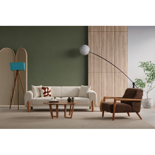 Fauteuil Lyke - Marron Fauteuil Lyke - Marron