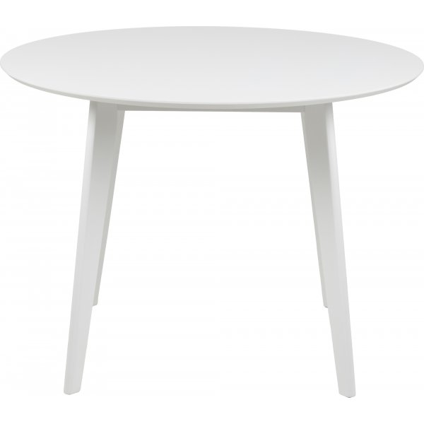 Table à manger Roxby Ø105 cm - Blanc Table à manger Roxby Ø105 cm - Blanc