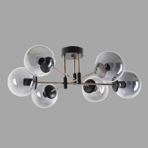 Plafonnier Dolunay 6 - Noir Plafonnier Dolunay 6 - Noir