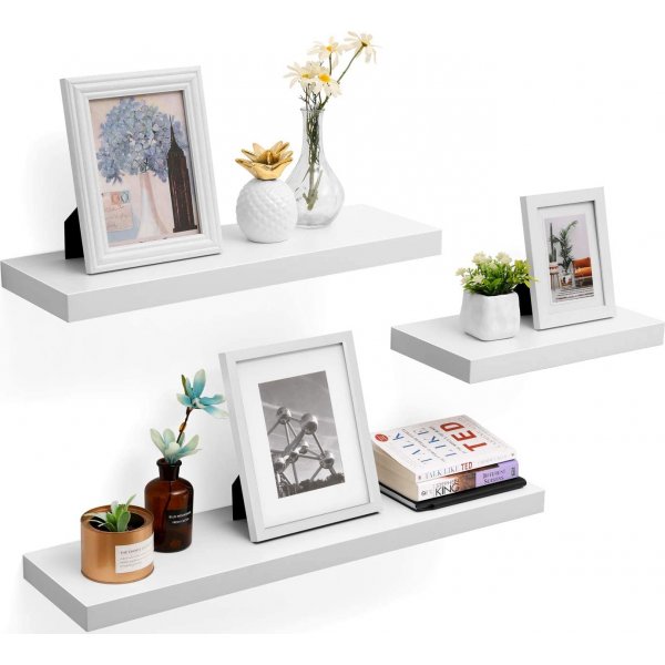 Sussex wandplank 80 x 20 cm - Wit Sussex wandplank 80 x 20 cm - Wit