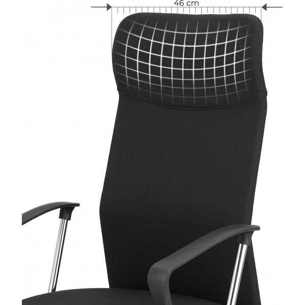 Chaise de bureau Yokohama - Noir Chaise de bureau Yokohama - Noir