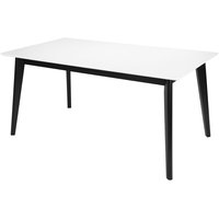 Century matbord 160 cm - Vit/Svart Century matbord 160 cm - Vit/Svart