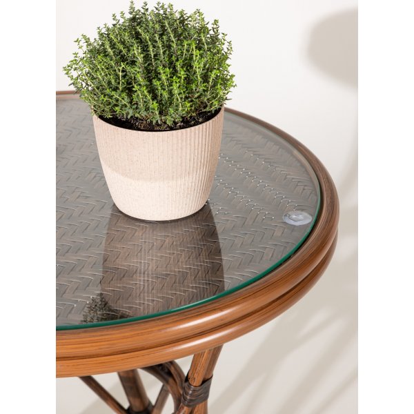 Table basse Sagres Ø60 cm - Marron Table basse Sagres Ø60 cm - Marron