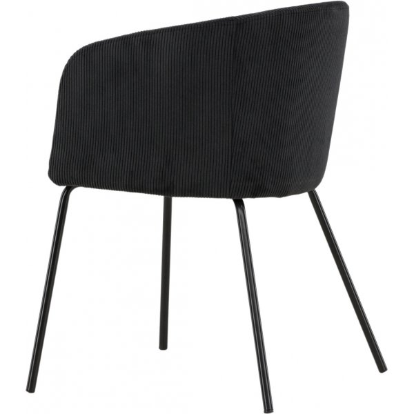 Berit matstol - Svart manchester Berit matstol - Svart manchester