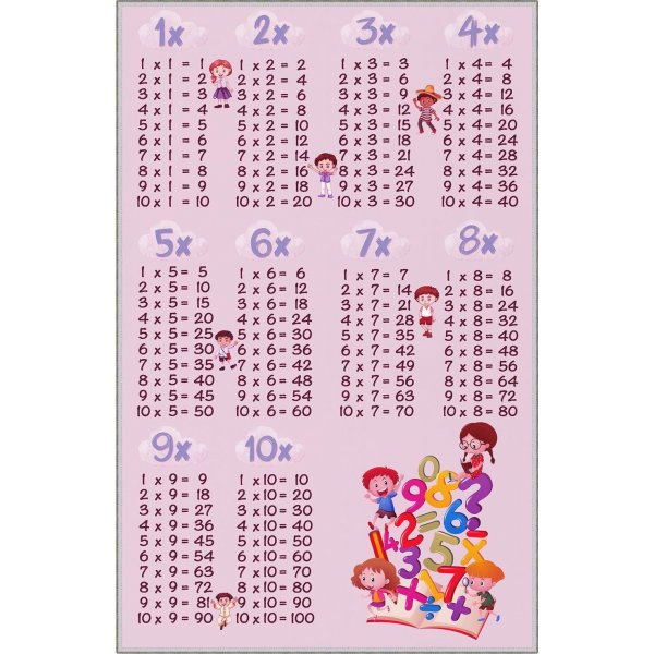 Hermitage 466 vloerkleed Roze - 60 x 100 cm