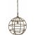 Bristol plafondlamp - Rustiek messing - 41 cm