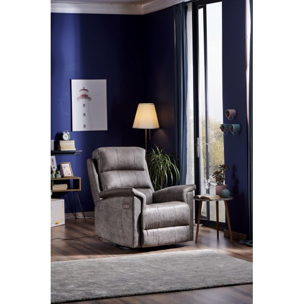 Fauteuil inclinable Tesla - Gris Fauteuil inclinable Tesla - Gris