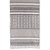 Stentvättad bomullsmatta Tarifa - Svart - 75x250 cm