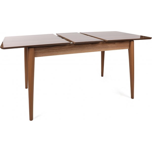 Table à manger Kamala 130-165 x 80 cm - Noyer Table à manger Kamala 130-165 x 80 cm - Noyer