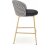 Tabouret de bar Pelican 113 - Noir/blanc/or