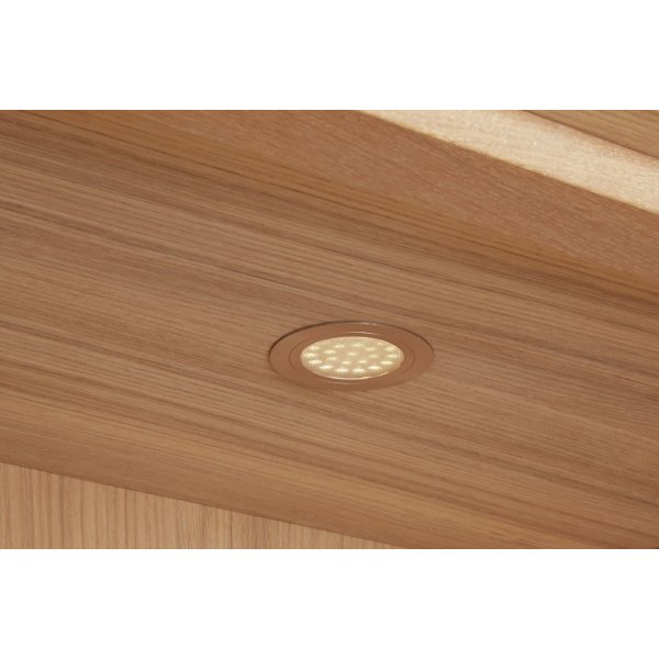 Nordli vitrinsk�p med vinst�ll - Ljus ek