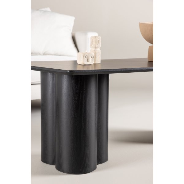 Soffbord 120x60 cm svartbetsat ek - Olivia Soffbord 120x60 cm svartbetsat ek - Olivia