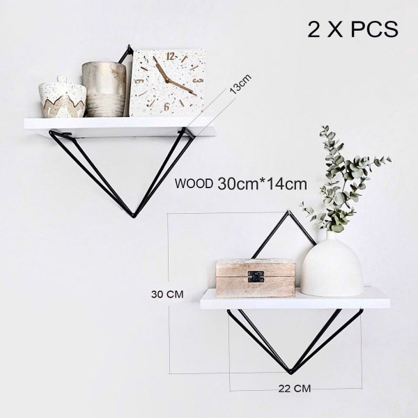 Walter wandplank 47 - Wit/zwart