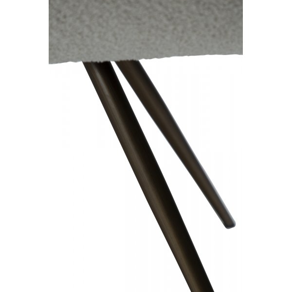 Fauteuil Gaia - Tourterelle/laiton antique Fauteuil Gaia - Tourterelle/laiton antique