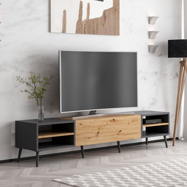 Meuble TV Asya - Anthracite
