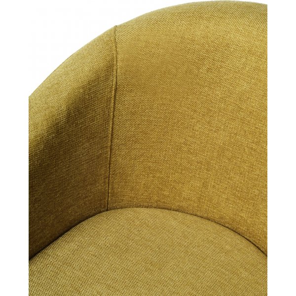 Chaise Erik en tissu jaune Chaise Erik en tissu jaune