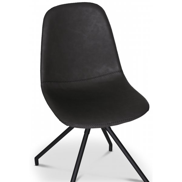 Omni matgrupp, runt matbord Ø130 cm inkl 4 st Bridge snurrbara stolar - Rökfärgad ek + 3.00 x Möbeltassar Omni matgrupp, runt matbord Ø130 cm inkl 4 st Bridge snurrbara stolar - Rökfärgad ek + 3.00 x Möbeltassar