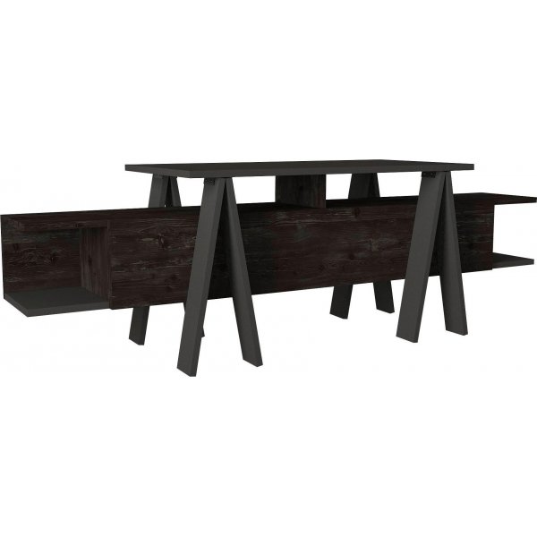 Aspero TV-bänk - Svart/antracit Aspero TV-bänk - Svart/antracit