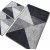 Shards badrumsmatta set (3 st) - Gr - 60 x 100 cm (1 st)/ 50 x 60 cm (2 st)