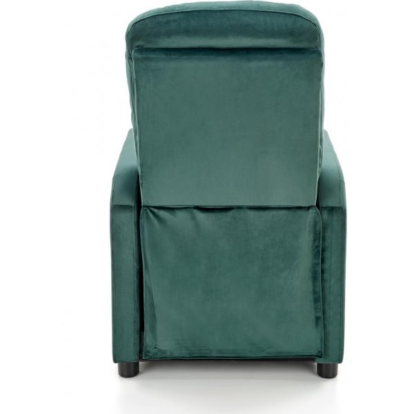 Fauteuil inclinable Gunvor en velours vert Fauteuil inclinable Gunvor en velours vert