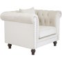Churchill chesterfieldftlj - Beige sammet
