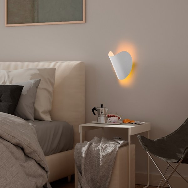 Potisto wandlamp - Chroom