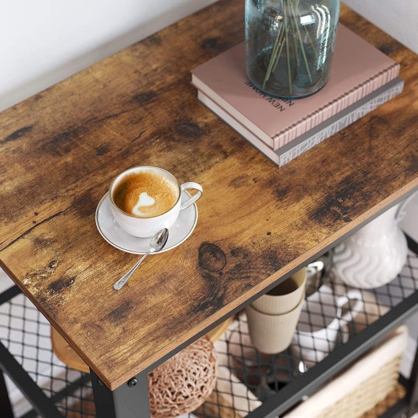 Lasse serveringsvagn - Brun/svart Lasse serveringsvagn - Brun/svart