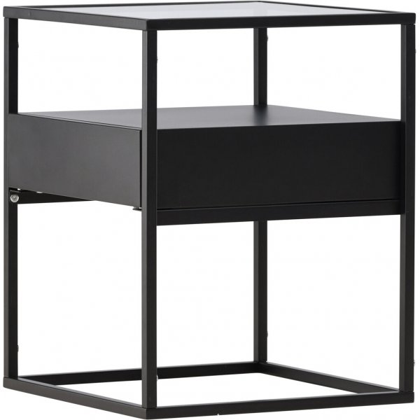 Table d\\\'appoint Fortaleza 40 x 40 cm - Noir